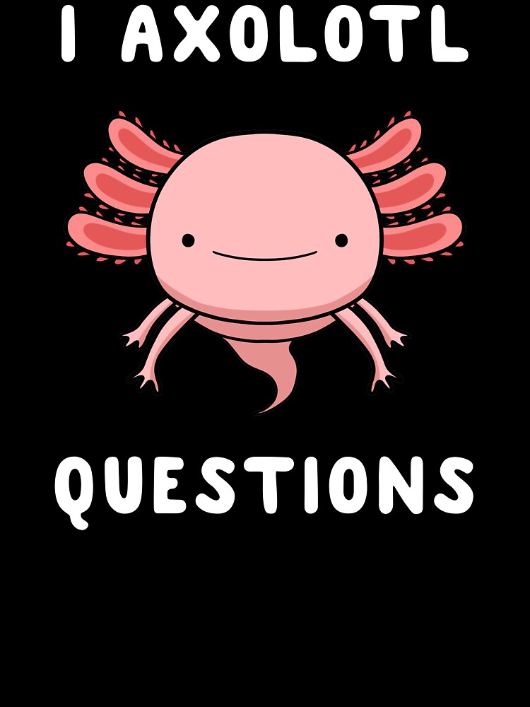 I Axolotl Questions Cute Funny Axolotls Gifts Travel Mug by Qwerty