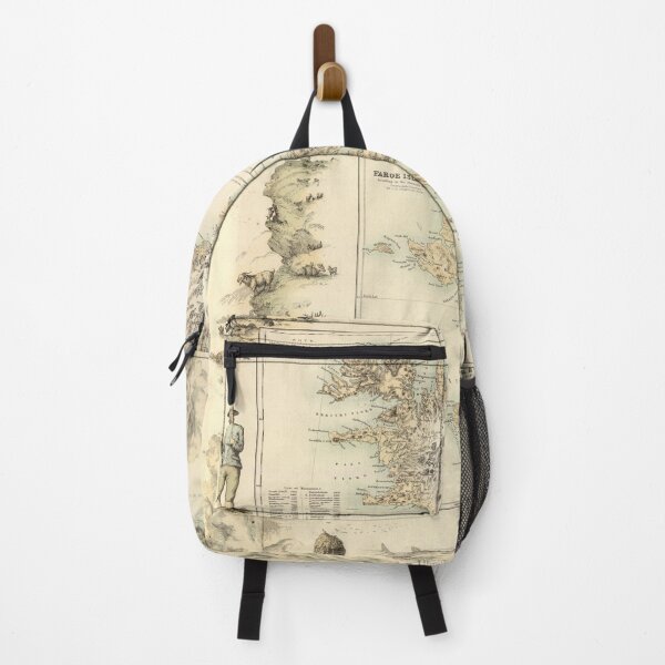Item preview, Vintage Iceland & Faroe Islands Map (1872) designed and sold by BravuraMedia.