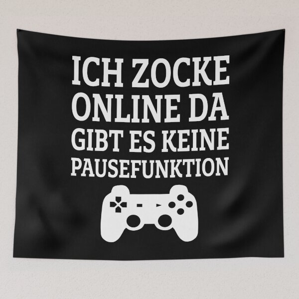 Artikelvorschau, Ich zocke online, da gibt es keine Pausefunktion. entworfen und verkauft von desislogn.