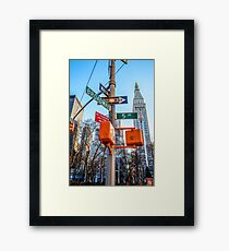 Signs Framed Print