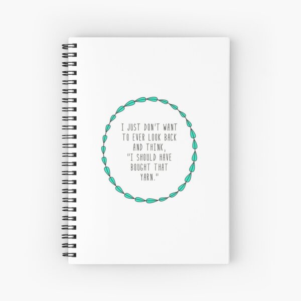 Crochet or Knit? Yarn Addict! Spiral Notebook