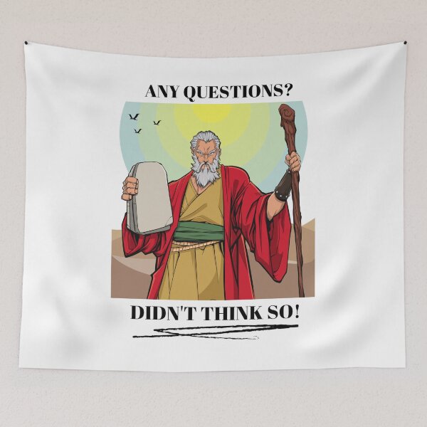 Item preview, Moses - Any Questions? designed and sold by stadia-60-west.