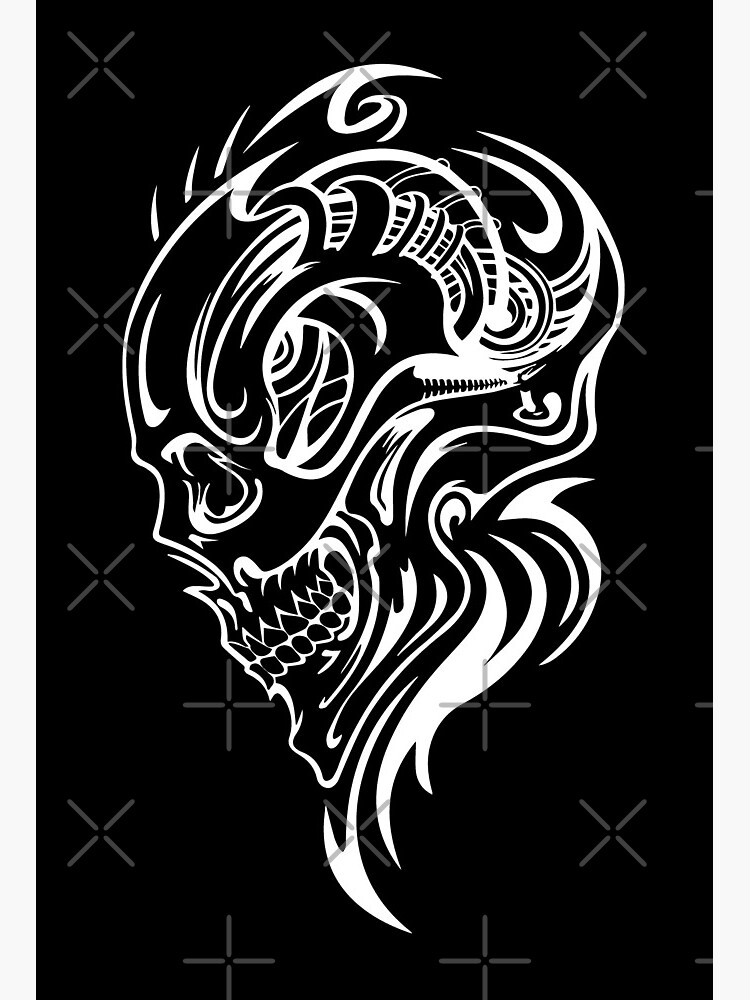 Laura Robson - Demonic Skull Tattoo