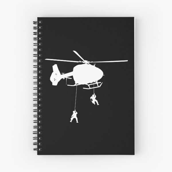 Item preview, Helicopter H 145 M / H145M Air Force, German Air Force, Police Special Forces abseil from helicopter. silhouette designed and sold by Marcin Adrian.