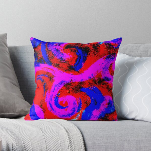 SWIRL IT Throw Pillow