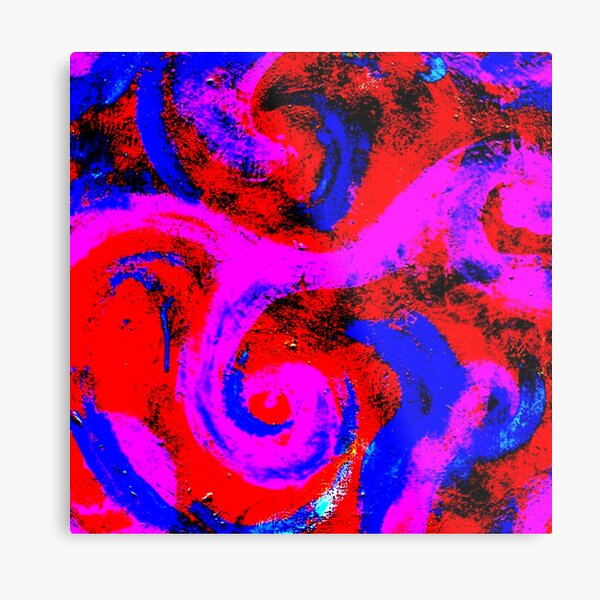SWIRL IT Metal Print