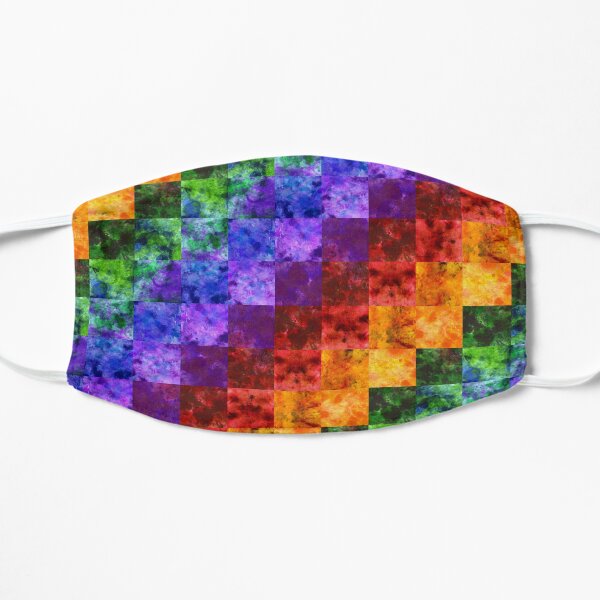 Rainbow Spectrum Quilt Flat Mask