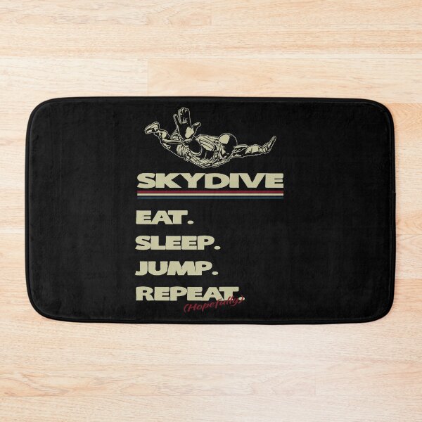 Item preview, Eat Sleep Jump Hopefully Repeat designed and sold by KoolMoDee.
