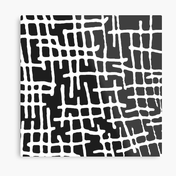 INNER MAP Metal Print