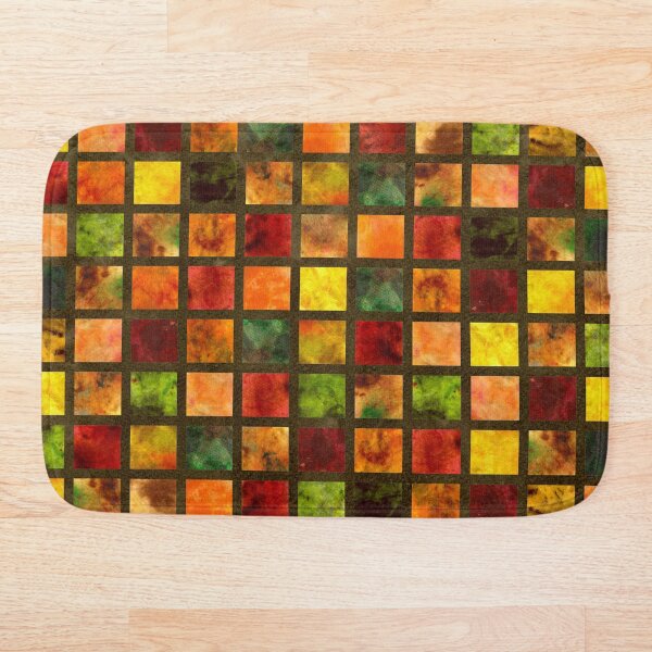 Item preview, AutumnLeaves Brown Quilt designed and sold by TigerTorreArt.