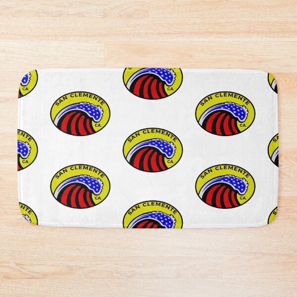 Item preview, San Clemente California Surfing Surf Patriotic Wave designed and sold by DESTINATIONS DECAL DOS.