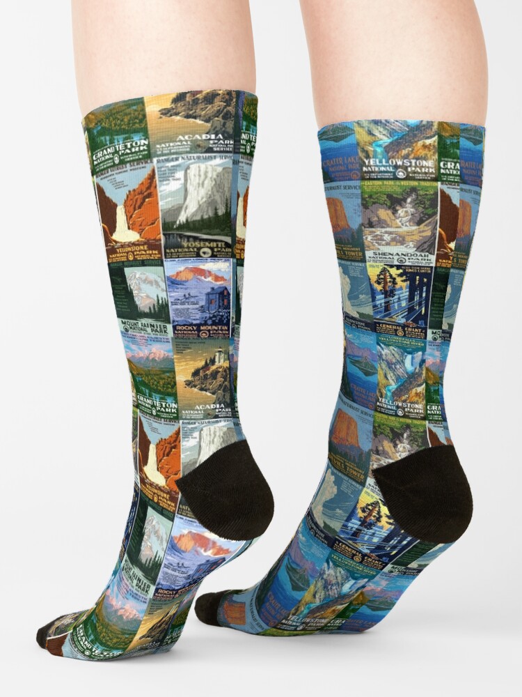 Disover Vintage National Parks Posters | Socks