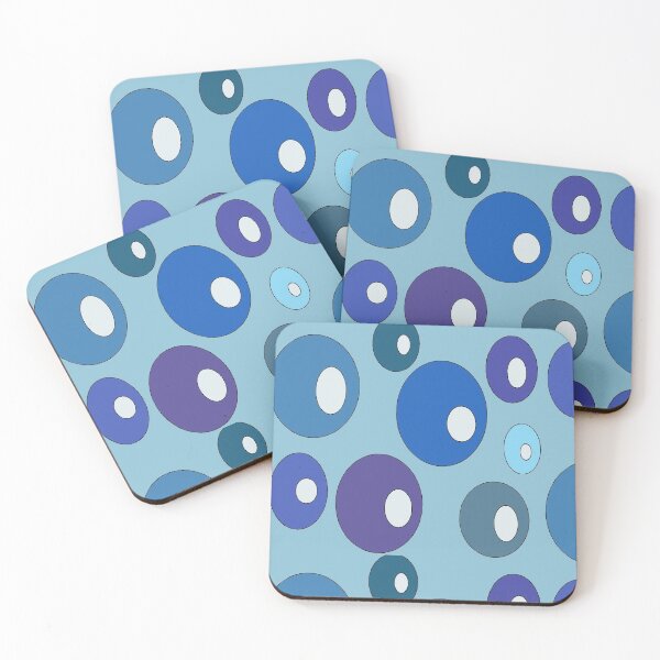 Item preview, Abstract multicolored blue bubble designed and sold by Abstractlara.