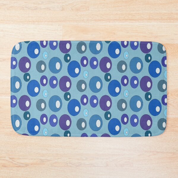 Item preview, Abstract multicolored blue bubble designed and sold by Abstractlara.