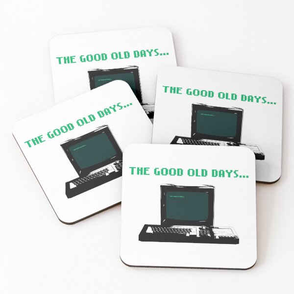 Item preview, The Good Old Days - 1980s CRT Green Computer #6 designed and sold by QuarterMoon.