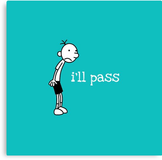 Greg Heffley Ill Pass Canvas Print By Aubrieab777 Redbubble