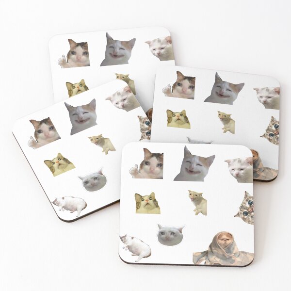 Item preview, cat meme sticker pack designed and sold by Ariana1414.
