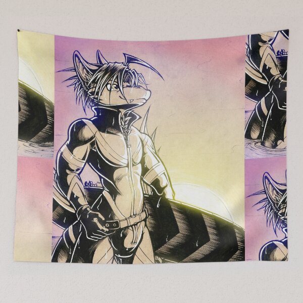 Item preview, Wyvern Surfin' designed and sold by Boneitis.