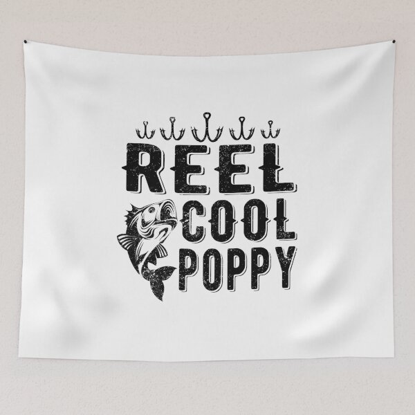 Item preview, Reel Cool Poppy - Fathers Day Gift - Gift For Fishing Lover  designed and sold by meedTee.