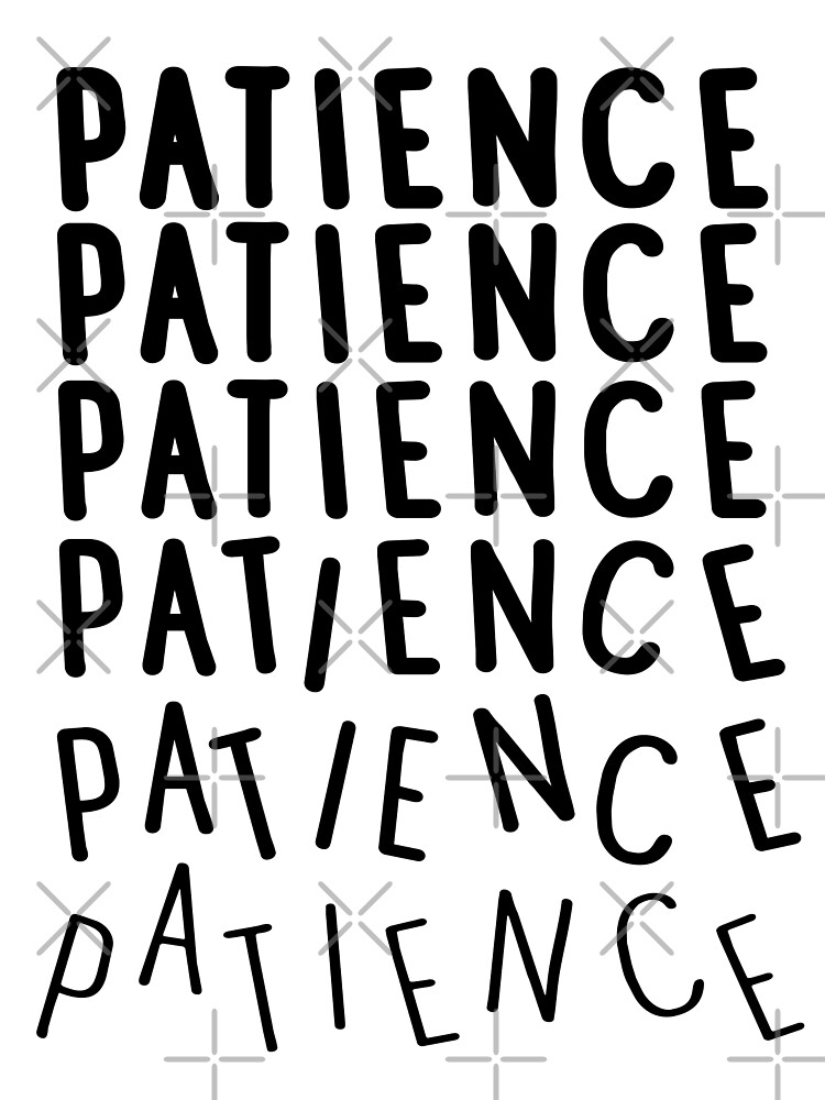 "Patience Wearing Thin" Poster for Sale by MarzStudio Redbubble