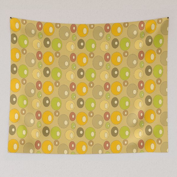 Item preview, Abstract yellow bubbles designed and sold by Abstractlara.