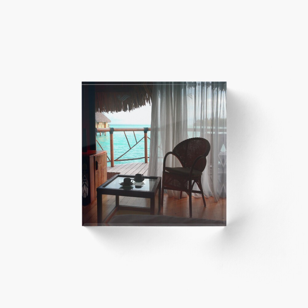 Vista previa del artículo con la obra «Bloque acrílico», diseñado y vendido por Sharon Schwalbe.
