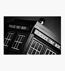 An Old Police Box. Photographic Print
