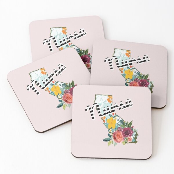 Item preview, California Nurse Floral Watercolor designed and sold by AZGuzmans.