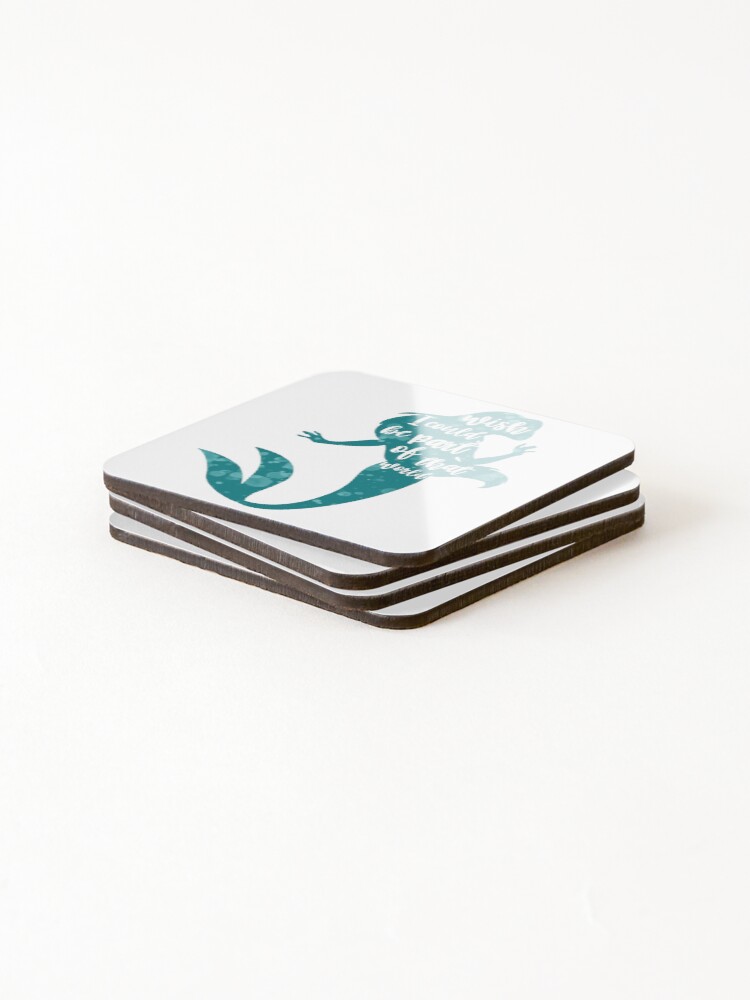 Thumbnail 4 of 5, Coasters (Set of 4), Mermaid Princess designed and sold by Ruthgalberg.