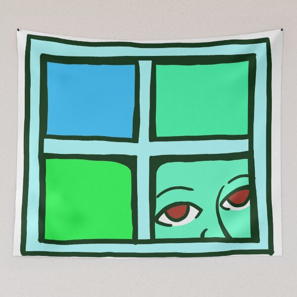Item preview, Teal Peeking Window designed and sold by Nathanhg06.