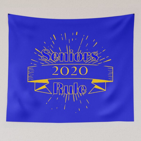Item preview, Gold/Blue Seniors Rule 2020 designed and sold by clounewcomb.