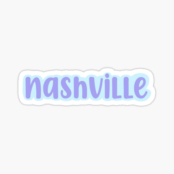 Vista previa del artículo con la obra «Nashville - Azul / Púrpura», diseñado y vendido por nutmeg-designs.