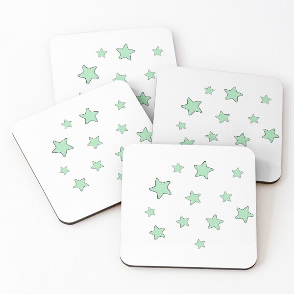 Item preview, green stars designed and sold by elenaczar.
