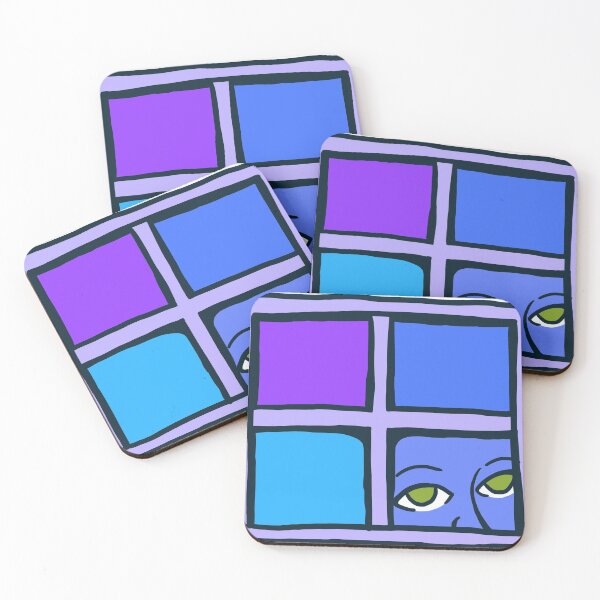 Item preview, Indigo Peeking Window designed and sold by Nathanhg06.