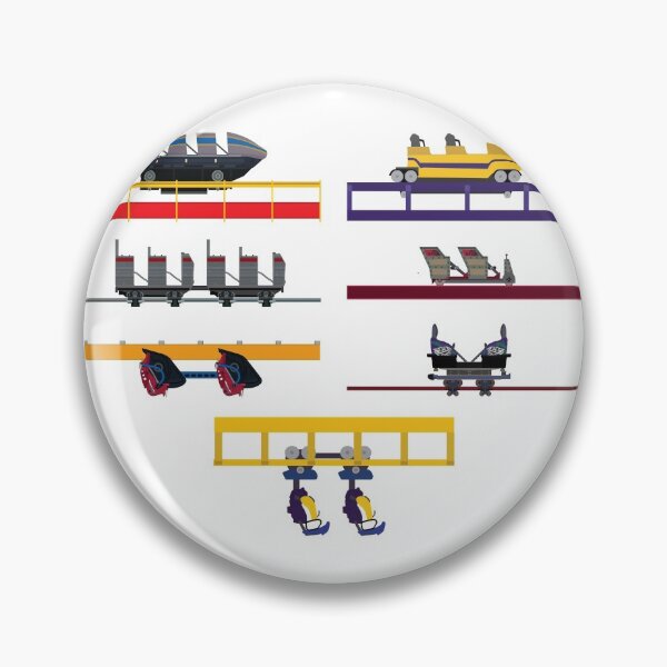Item preview, Six Flags Mexico Coaster Cars Design designed and sold by CoasterMerch.