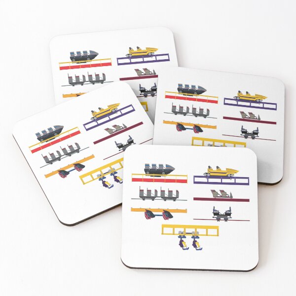 Item preview, Six Flags Mexico Coaster Cars Design designed and sold by CoasterMerch.