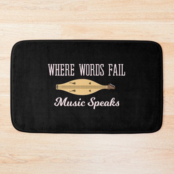 Item preview, Where Words Fail Music Speaks Appalachian Dulcimer graphic designed and sold by jakehughes2015.
