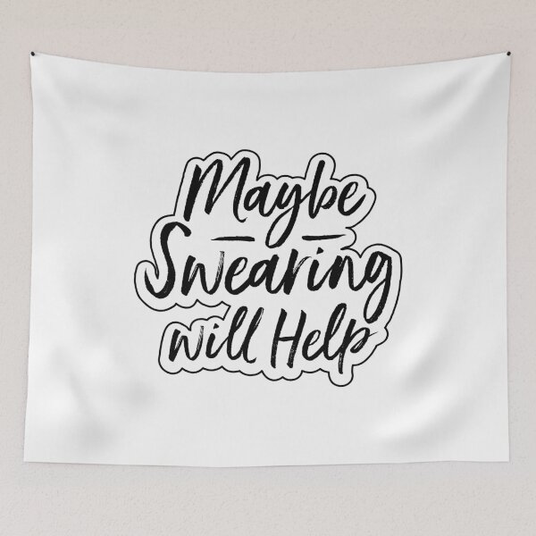 Item preview, Swearing Will Help Funny Sarcasm Sarcastic Gift  designed and sold by haselshirt.