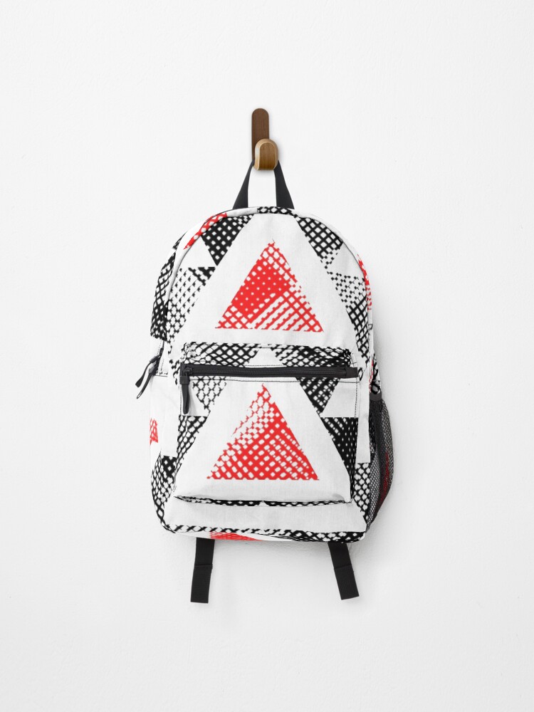 Thumbnail 1 of 3, Backpack, Triangle pattern designed and sold by Minimalwiz.