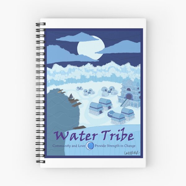 Item preview, Water Tribe Travel Poster designed and sold by cass-ketch.