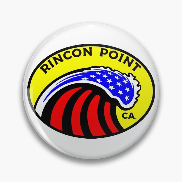 Item preview, Rincon Point California Surfing Surf Patriotic Wave designed and sold by DESTINATIONS DECAL DOS.