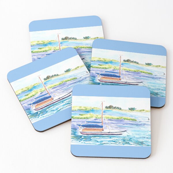 Item preview, Moored on Bass River designed and sold by Kimberly Stein Studio.