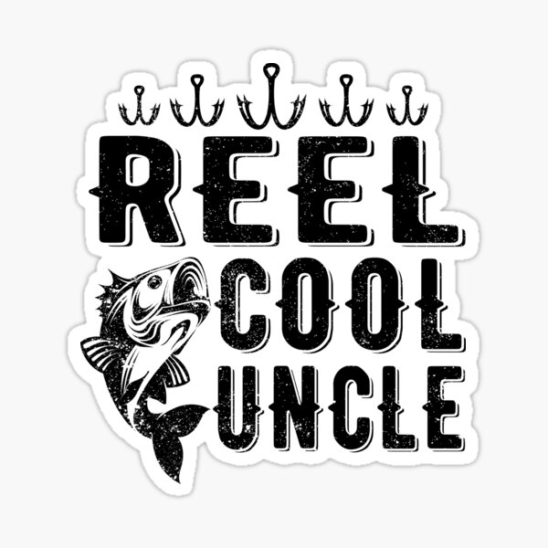 Reel Cool Uncle - Uncle Gift - Fishing Lover Gift  Greeting Card