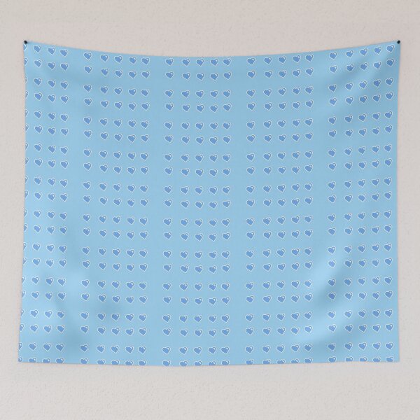 Item preview, light blue heart sticker pack designed and sold by marissajean8.