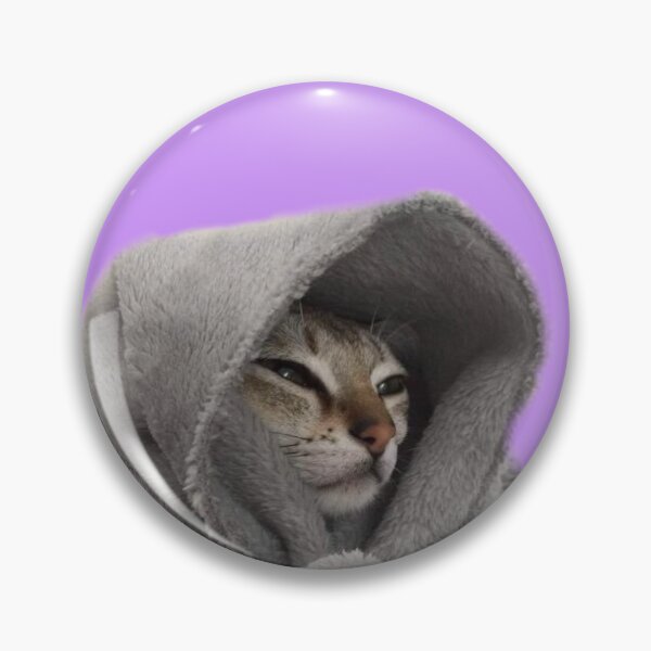 Item preview, cat in a blanket <3 designed and sold by moonlightboca.