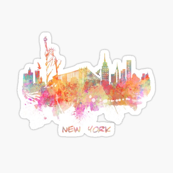 New York skyline Sticker