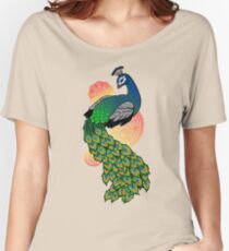 Peacock Women's Relaxed Fit T-Shirt