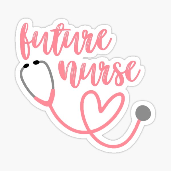 Future Nurse Light Pink Sticker For Sale By Mtdgator16 Redbubble