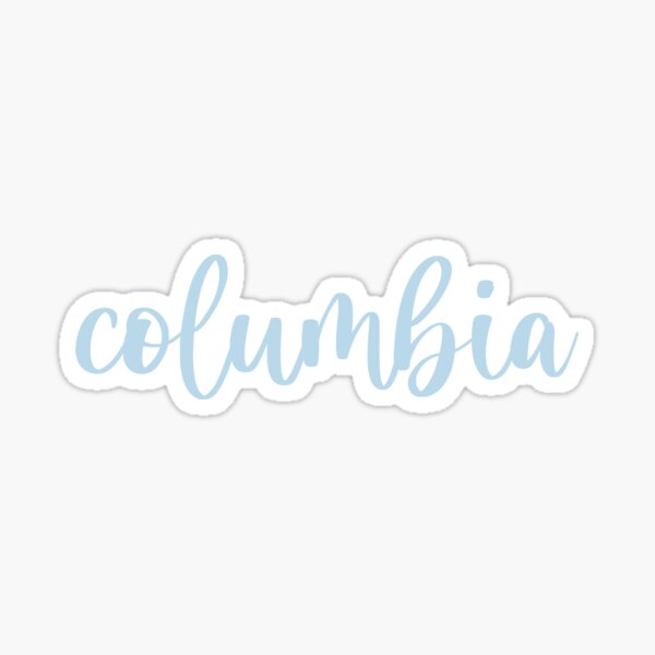 Columbia University Logo Sticker