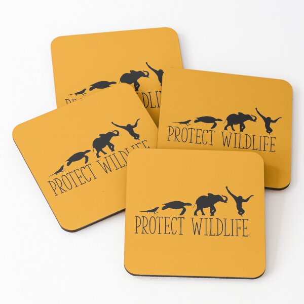 Item preview, Yellow Stand and Protect Wildlife designed and sold by asfricke.